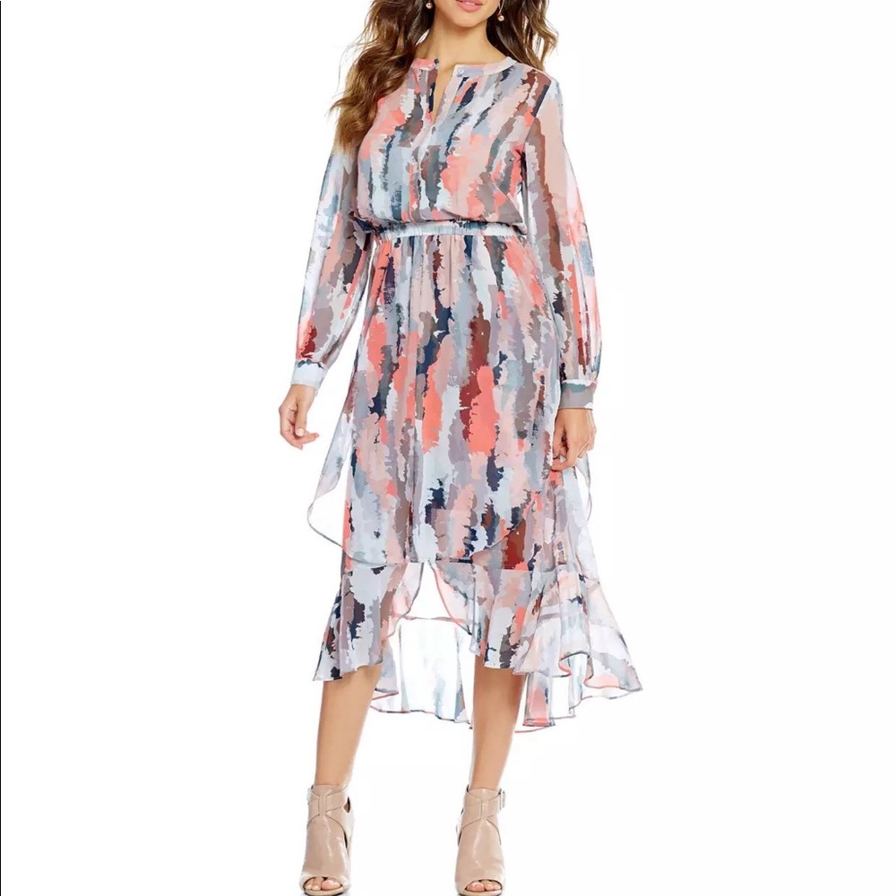 NWT! Gianni Bini Long Sleeve Elastic Waist Maxi